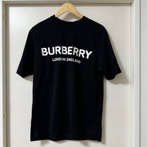 【美品】サイズS バーバリー BURBERRY Tシャツ ブラック　黒　8026016