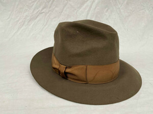 希少 戦後 Imperial STETSON ステットソン BANTAM バンタム HAT ハット 茶色 JAPAN VINTAGE ジャパンヴィンテージ 40s50s JHON B.STETSON