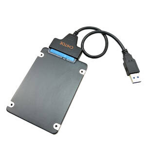 新品 SATA USB 3.0 変換 ケーブル アダプタ SATA-USB + 60GB 2.5インチ SSDハードディスク■SATA-USB3.0+SSD60GB