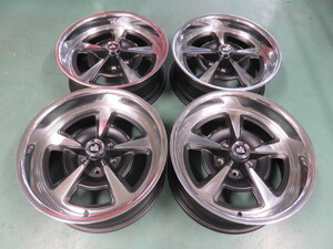 新品 PONTIAC RALLY ブラック ポリッシュ 18X7J 18X8J 5H 114.3 ハイラックス ミニトラック マスタング FORD フォード