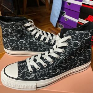 新品 UNDERCOVER ×CONVERSE ADDICT アディクト チャックテイラー MATERIAL UC HI シューズ 黒 サイズUS10.5 29㎝