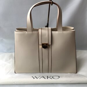 即決 極美品 WAKOワコー 銀座和光 レザー　 トートバッグ TM