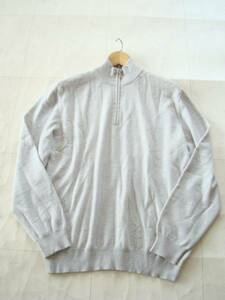 Ermenegildo Zegna カシミアセーター sizeS(48) ジップアップ