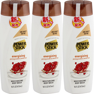 Power Stick パワースティック ボディウォッシュ ポメグラネイト＆ホワイトティ 473ml 16oz ボディソープ 3