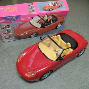 ◆箱付き Barbie Porsche boxster バービー ポルシェ ボクスター 車 ドール用 フィギュア ヴィンテージ 動作確認済み