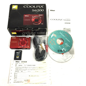 Nikon COOLPIX S6200 4.5-45.0mm 1:3.2-5.8 コンパクトデジタルカメラ レッド