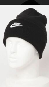 【NIKE】 ナイキ U BEANIE UTILITY ビーニー ニット帽 DJ6224 010BLACK/WHITE 送料無料