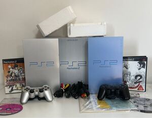 ★動作確認済★ PlayStation 2 PS2 本体 SCPH-50000 +PS2 SCPH-39000 PlayStation2 SONY ソニーコントローラー PlayStation AQUA