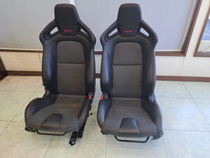 RX-8 rx8 SE3P タイプRS 純正 レカロ RECARO セミバケッシート セミバケ 運転席 助手席 左右2脚セット レカロシート ハーフレザー