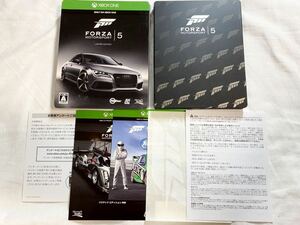 シリアルナンバー、注意書、スティールブックケース等付 ★★★ XBOX ONE FORZA MOTORSPORT 5 LIMITED EDITION ★★ Microsoft Studios