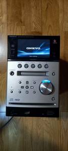 ◇ONKYO BR-NX8 80GB HDD内蔵CDチューナーシステムコンポ◇　ジャンク品