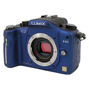 【中古】Panasonic LUMIX DMC-G2 ボディ コンフォートブルー 液晶画面いたみ [管理:1050020770]