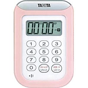 タニタ キッチン 勉強 学習 タイマー 防水 マグネット付き 100分 ピンク TD-378 PK