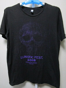 LUNATIC FEST 2018　半袖Tシャツ・XL（ルナシールナフェス2018GLAYYOSHIKIDIR EN GREYBACK NUMBER大黒摩季）