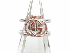 グッチ　GUCCI　インターロッキング　Gリング　指輪　サイズ刻印#9／実寸8号　シルバー925　YAS-10898