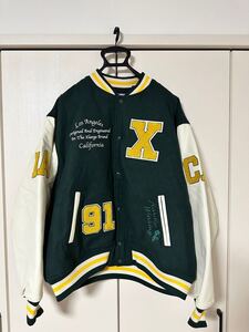 【新品】 X-LARGE エクストララージ OG LOGO VARSITY JACKET XL XLARGE ヴァ―シティジャケット スタジャン