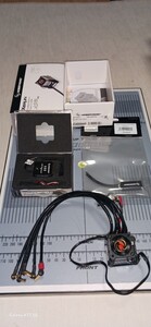 超美品　HOBBYWING XeRUN XD10PRO+OTAプログラマー+ 無極性キャパシター (スタンダードモデル)３点フルセット【（GRK YD2 RDX等）