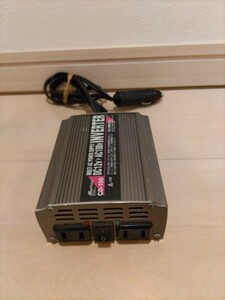 通電確認! DC12V AC100V 大自工業 CD-150 メルテック ファミリー インバーター コンセント INVERTER シガーソケット接続 定格出力130W 