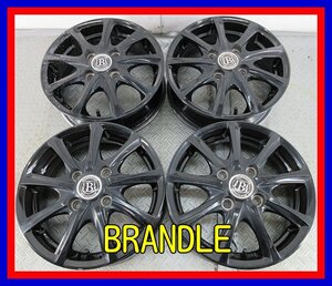 ■中古ホイール■　BRANDLE-LINE 13インチ 4J +43 4H 100 1P 軽自動車 ラパン アクティ エブリイ バモス ワゴンアール 激安 送料無料 D582