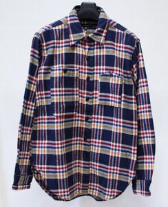 16AW Engineered Garments エンジニアードガーメンツ Work Shirt Plaid Flannel ワークシャツ XS チェック ネル