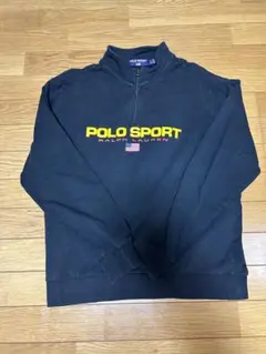 Polo Sport Ralph Lauren ハーフジップ　Lサイズ 黒