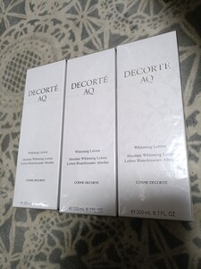 コスメデコルテ COSME DECORTE　ホワイトニング ローション　美白化粧水　3本セット売り