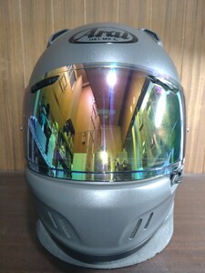 (訳あり品)Arai XD フルフェイスヘルメット　アライ、Sサイズ　ミラーシールド