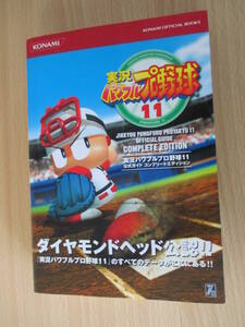 IC1015 実況パワフルプロ野球11 公式ガイド コンプリートエディション 2004年9月16日発行 コナミメディアエンタティメント 野口 別所 杉下 