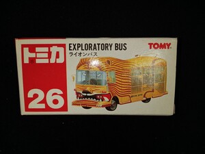 トミカ 26ライオン バス（トミー） 新品未開封品 絶版品 /ミニカー 赤箱　廃盤 TOMY　