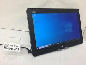 ジャンク/FUJITSU ARROWS Tab Q665/M FARQ07001/Core M-5Y10c 0.80GHz/128GB/4GB/11.6インチ/Windows10 Pro/高解像度/第5世代/AC欠品