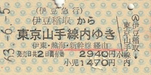 V062.伊豆稲取⇒東京山手線内　63.6.5