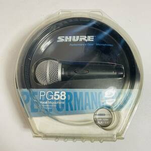 【極美品】SHURE シュア ダイナミック型マイクロホン マイク PG58-QTR 動作確認済 希少 レア