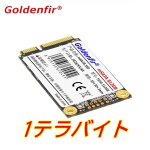 【大人気★最安値！】 Goldenfir 1テラバイト mSATA 新品 高速 NAND TLC 内蔵 デスクトップPC ノートパソコン ドライブ SATA3.0