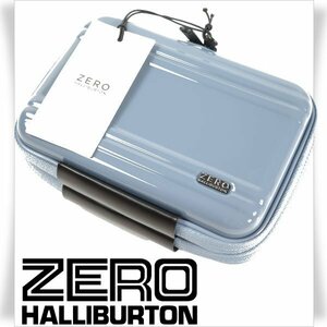 新品1円～★ZERO HALLIBURTON GOLF ゼロハリバートン ゴルフ アメニティケース ゴルフポーチ ブルー ポリカーボネート 本物 ◆8103◆