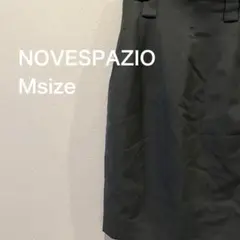 【美品】NOVESPAZIO スカート ひざ丈スカート レディース ブラック M