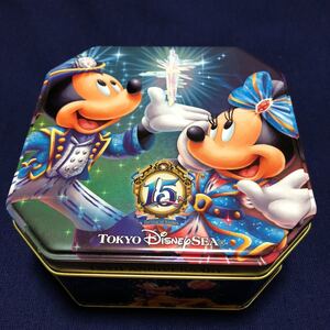 ＊レア＊東京ディズニーシー15周年 ミッキー&ミニーと仲間達 空き缶