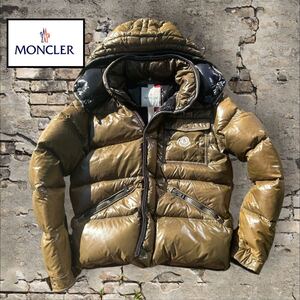 15 希少　MONCLER モンクレール　ダウンジャケット　アウター　2 68950 L相当 メンズ　ジャケット　ブルゾン　フード　