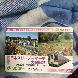 パスネット東武鉄道第25回スリーデーマーチ10000系東上線