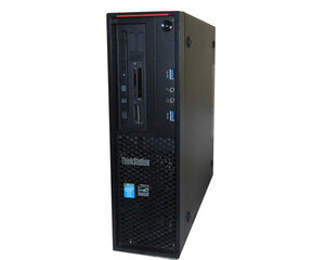 Windows10 Pro 64bit Lenovo ThinkStation P300 SFF 30AJ-A046JP Xeon E3-1226 V3 3.3GHz 8GB 500GB DVDマルチ Quadro K600