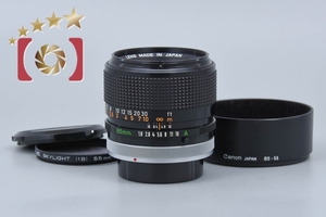 【中古】Canon キヤノン FD 85mm f/1.8 S.S.C.