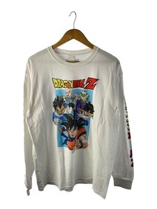 DRAGONBALL Z/長袖Tシャツ/L/コットン/ホワイト