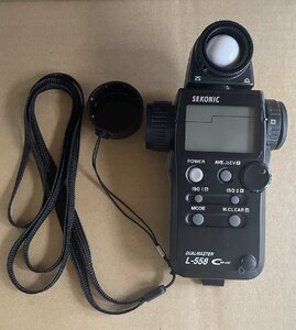 ジャンク現状品 ★ 未チェック ★SEKONIC セコニック L-558CINE DUALMASTER デュアルマスター 露出計★AB1254