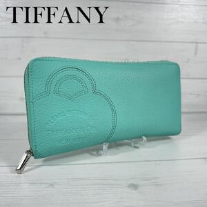 TIFFANY ティファニー リターン トゥ ティファニー ラージ ジップ ウォレット 長財布 72020111 ハート モチーフ ラウンドファスナー