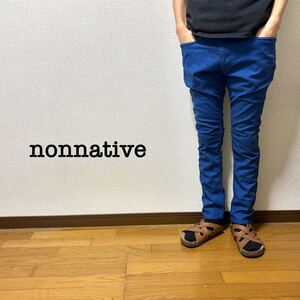 f38 ノンネイティブ　スキニーカラーデニム　nonnative 1