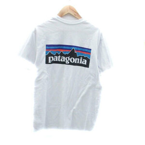 パタゴニア Patagonia 20SS Tシャツ カットソー ラウンドネック 半袖 ロゴプリント XS ライトグレー 38512 /HO7■GY01 メンズ