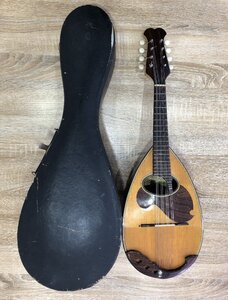 【12IT高岡12011E】 KUNISHIMA MANDOLIN マンドリン 現状品 国島 ギター 弦楽器 ケース付き