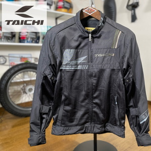 ☆RSタイチ RS TAICHI メッシュジャケット ブラック/L ◇バイクウェア アウター ナイロン ライダース スポーツ レーシング 春夏 送料無料