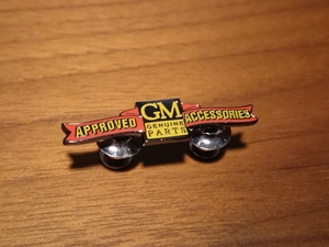 GM ピンバッジ genuine PARTS CHEVROLET IMPALA LOWRIDER CHEVY BEL AIR シボレー インパラ ローライダー ハイドロ 58 59 60 61 62 63 64