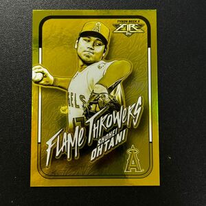 大谷翔平 2022 Topps Fire X Tyson Beck GOLD MINTED パラレル Shohei Ohtani MLBカード