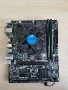 マザーボード ASRock　H81M-HDS　CPU　i5-4460 3.20GHZ　DDR3-1600 8GBx2 16GB　BIOS立ち上がり確認済み　現状販売